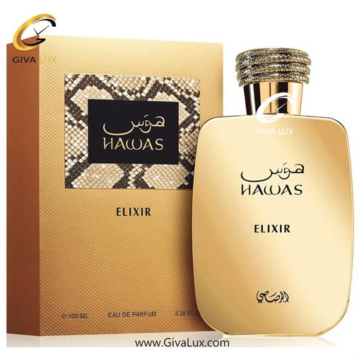 ادو پرفیوم یونیسکس رصاصی | Rasasi اورجینال مدل Hawas Elixir | هوس الکسیر حجم 100 میل